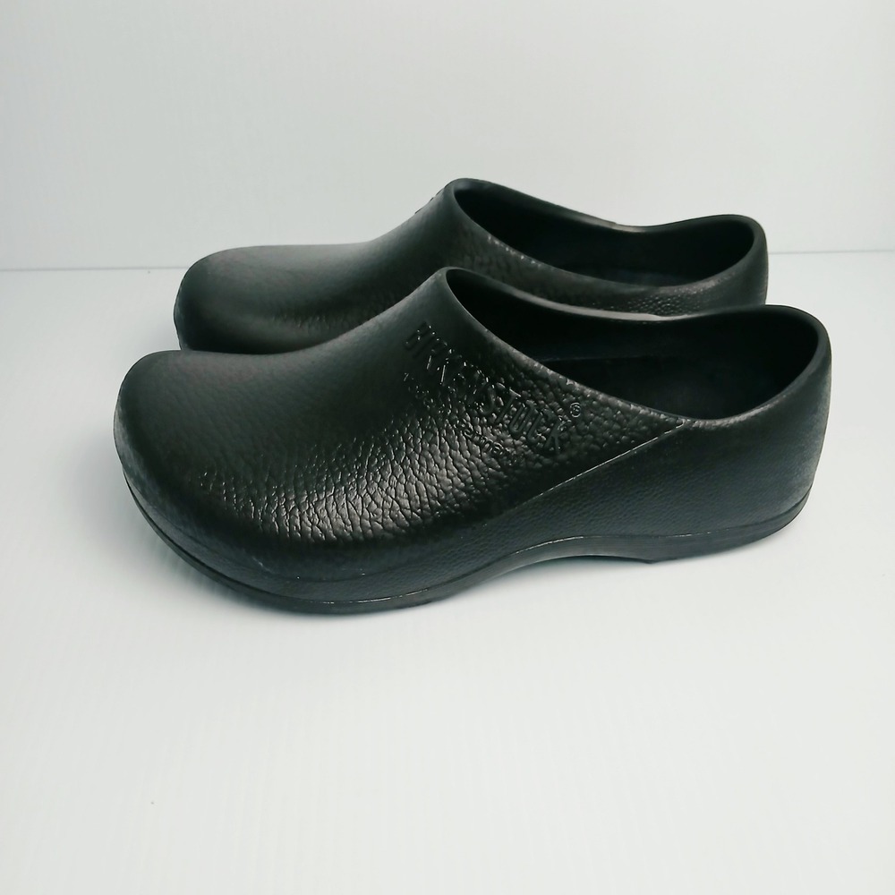 Birkenstock Super Birki Black Clogs Professional Work Shoes Womens 7 Mens 5 38 - Picture 2 of 15